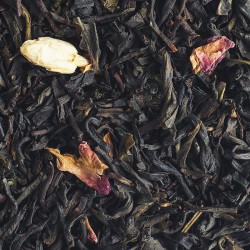 Thé noir en vrac à la rose et violette