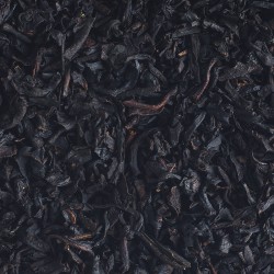 Organic smoked black tea with bergamot, sold loose.