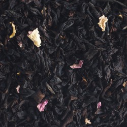 Thé noir en vrac à la rose