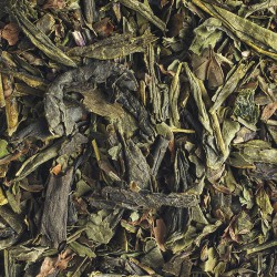 Organic Chinese green tea with spearmint.