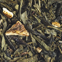 Organic loose green tea exotic fruits