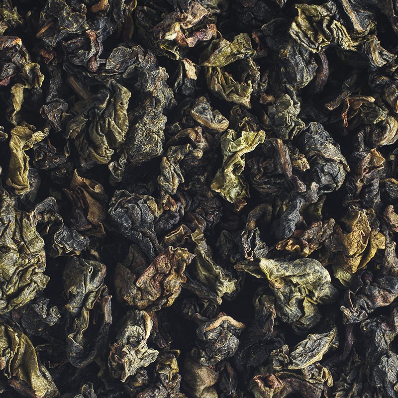 Thé oolong Tie Guan Yin faiblement oxydé.
