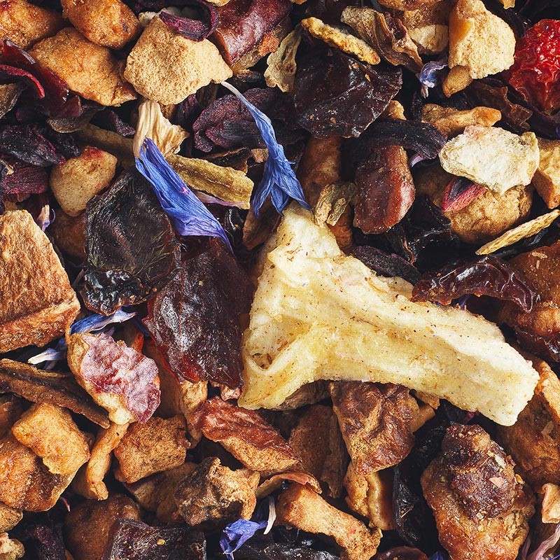 Eau de fruits tisane bio au pamplemousse rose