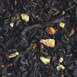 Organic loose black tea with bergamot, cinnamon, and ginger.