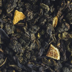 Thé oolong bio en vrac à l'orange