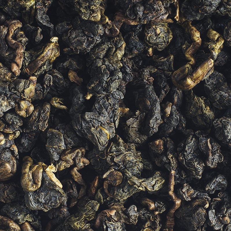 Dong Ding loose oolong tea from Taiwan.