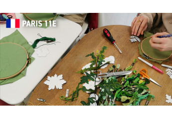 Atelier broderie : herbier...