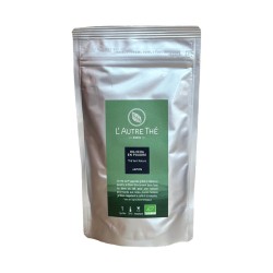Hojicha : thé vert japonais bio torréfié - en poudre, spécial lattes