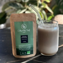 Hojicha : thé vert japonais bio torréfié - en poudre, spécial lattes