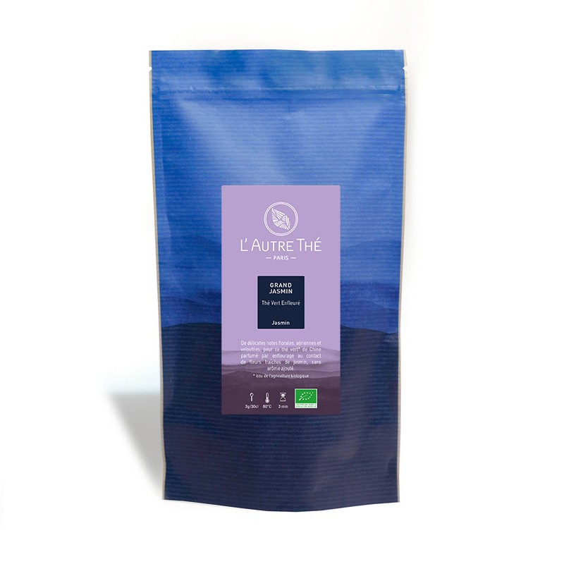 Organic jasmine green tea in bulk.