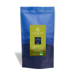 Organic green tea and pu'er with draining depurative plants