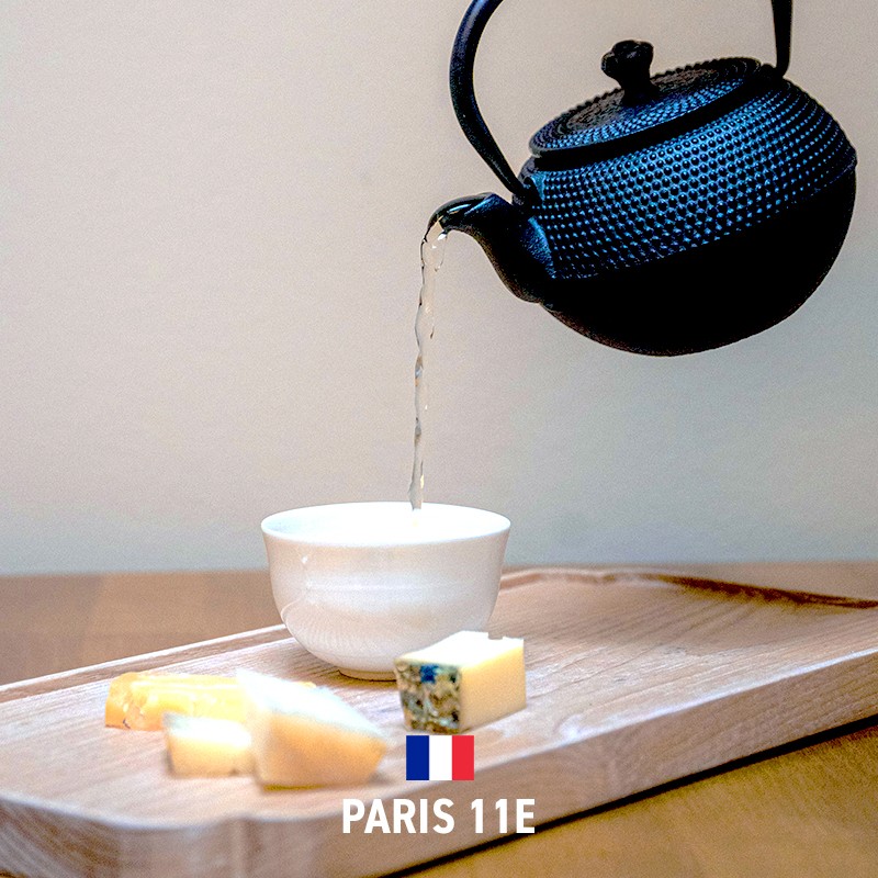 Tea tasting, tea school, cheese and tea