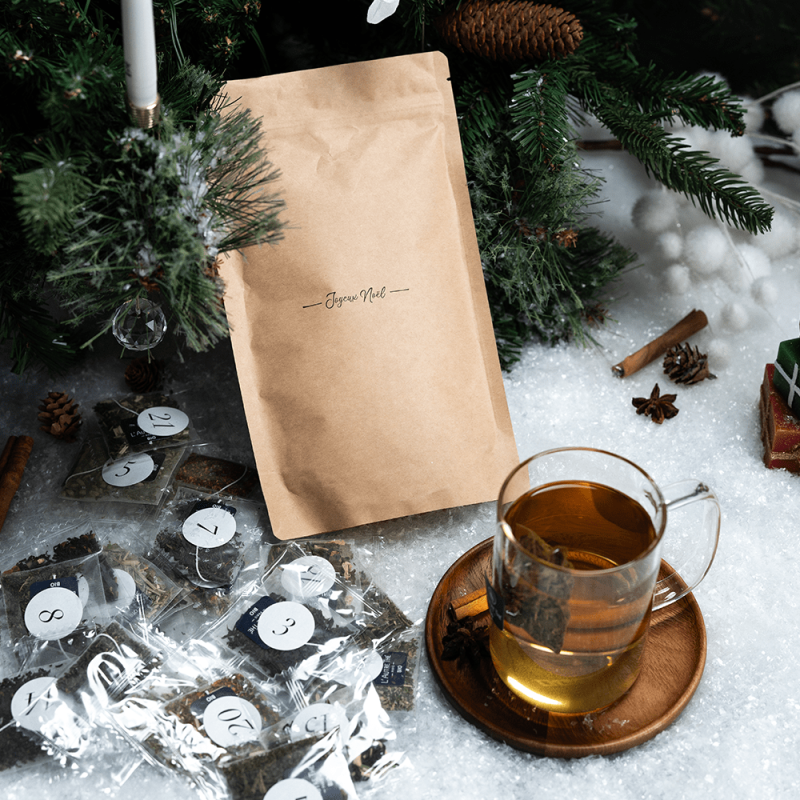 Calendrier de l'Avent des thés Bio 2025 : kit DIY
