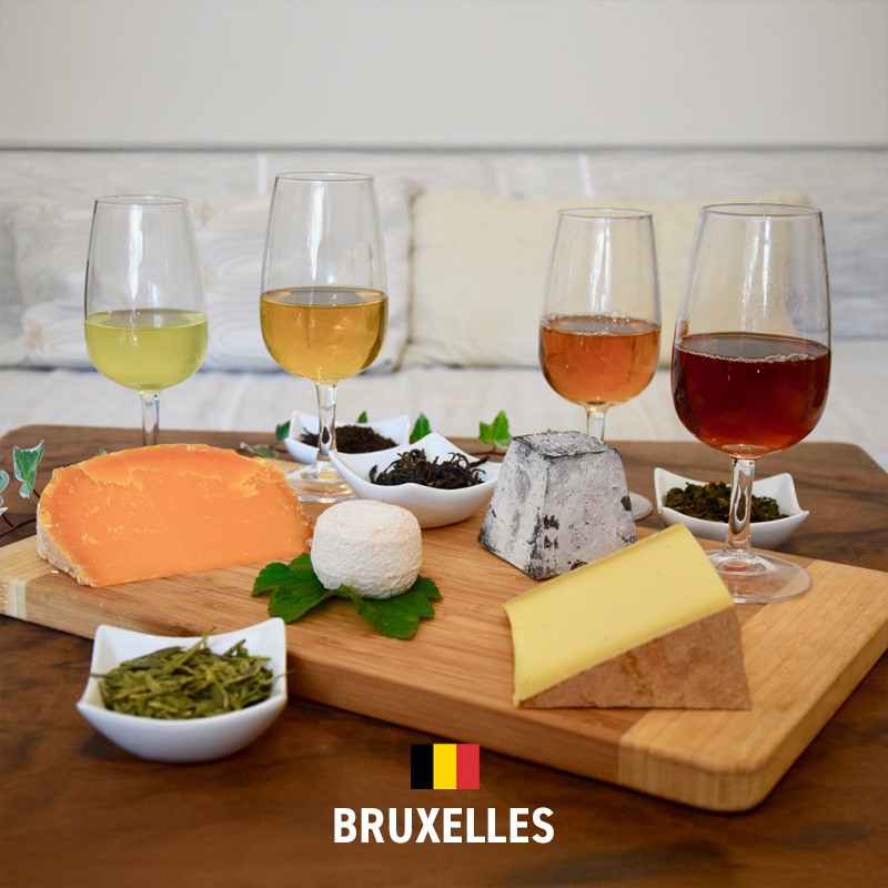 Tea tasting, tea school, cheese and tea