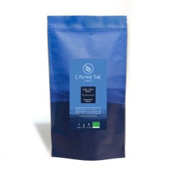 Organic Earl Grey bergamot and cornflower tea.