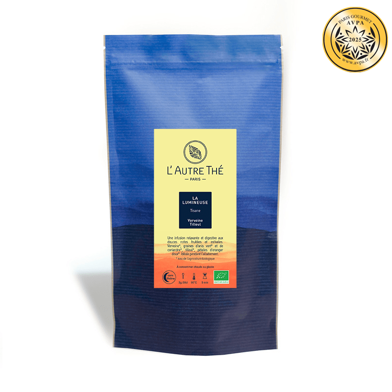 Organic breastfeeding herbal tea, verbena anise, no added flavouring.