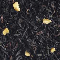 Gourmet black tea with almond.