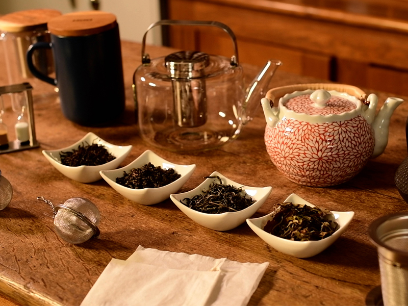 Feuillage - Boite pour thé en vrac